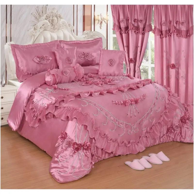 10pc Set Wedding Comforter - Includes 10Pieces for Comfortable Home Decor all-season bedding