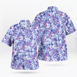 Warning: May Cause Simping – Anime Alolan Vulpix Aloha Anime Hawaiian Shirt – Chill and Cute