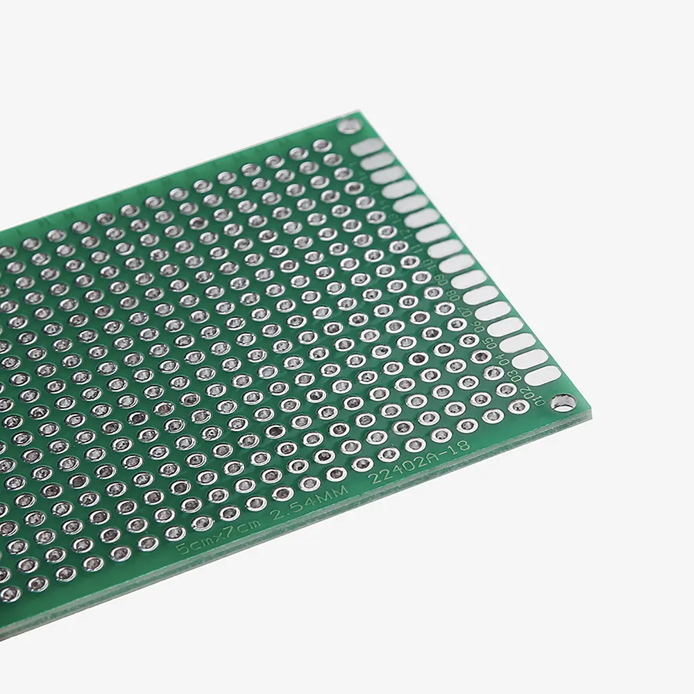 ELEGOO 32-Piece Double-Sided FR4 Glass Fiber PCB Prototype Board Kit, 1.6mm Thickness, 4 Mounting Holes, Pre-Tinned Plated Holes, 5 Sizes for DIY Soldering & Arduino Kit Compatibility