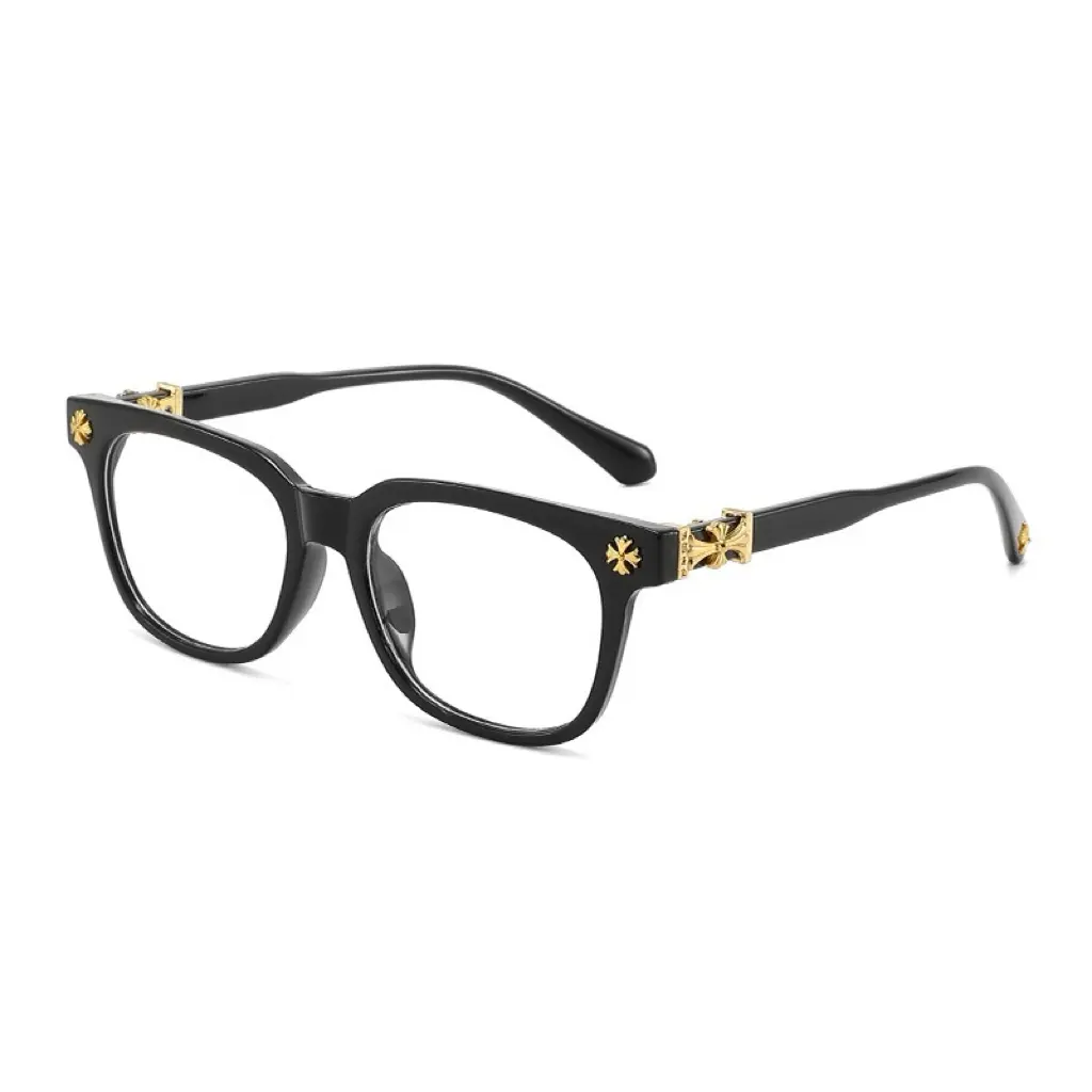 Plastic Square Frame Eyeglasses, Casual Retro Style, Suitable for Daily Wear, College, Commuting, Home Use, Stylish Square Frames, Trendy Casual Frames, Trending Glasses, Square Frame Eyewear, Fashionable Frames Glasses, Fashion Glasses