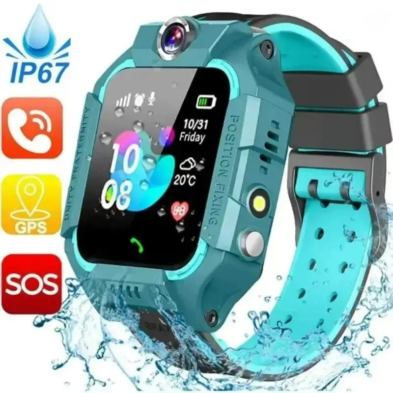 2026new Z6F X9 Kids 4G Smart Watch SOS GPS Location Sim Card Child SmartWatch Camera Waterproof Watch Gift For Ios Android Children Gift Charging Wearable smart  watch  viral smart  watch  2025 smart watch smart wach Chip Memory