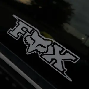 Fox Decal for ATV Trucks Cars Walls and More Available in Many Colors and Sizes