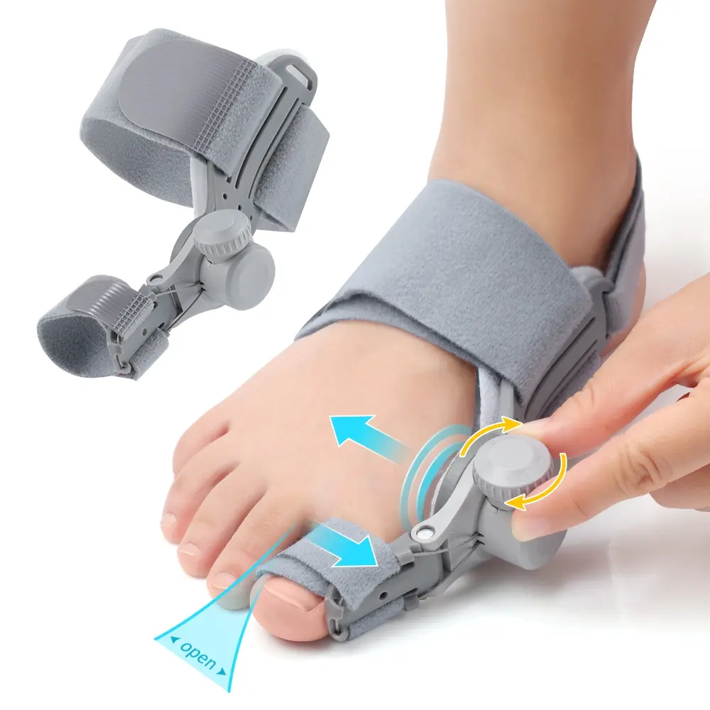 Thumb Toe Correction-Tool, Bunion Stretch Band Toe Separators Separating Tool, Foot Care Accessory for Straightening Toes, Comfortable Design for Daily Night Use, Foot Care Product