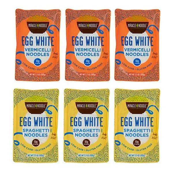 Miracle Noodle 6-pack Combo Egg White Noodles