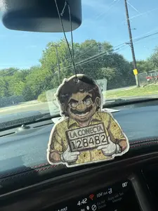 Escobar Novelty Car Freshener - La Conecta Design  Hanging Air Freshener for Vehicles