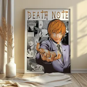 Light Yagami Poster Death Note Matte Anime Print Manga Wall Art All Sizes - No Frame