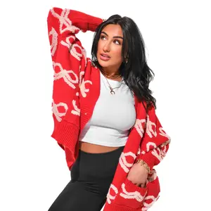 COQUETTE OVERSIZED CARDIGAN