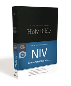 USED-NIV, Pew and Worship Bible, Hardcover, Black by Zondervan (Hardcover)