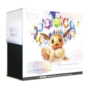 ASK FOR PICS! SEAL MIGHT NOT BE PERFECT!Pokémon Center Prismatic Evolutions Elite Trainer Box - Scarlet & Violet Series Trading Card Game