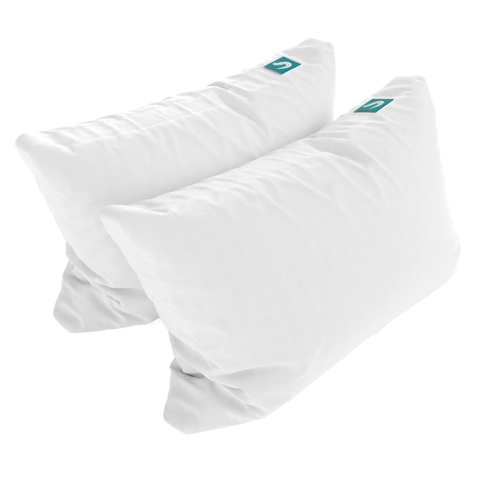 Sleepgram Bed Support Sleeping Pillow with Cover, Queen Size