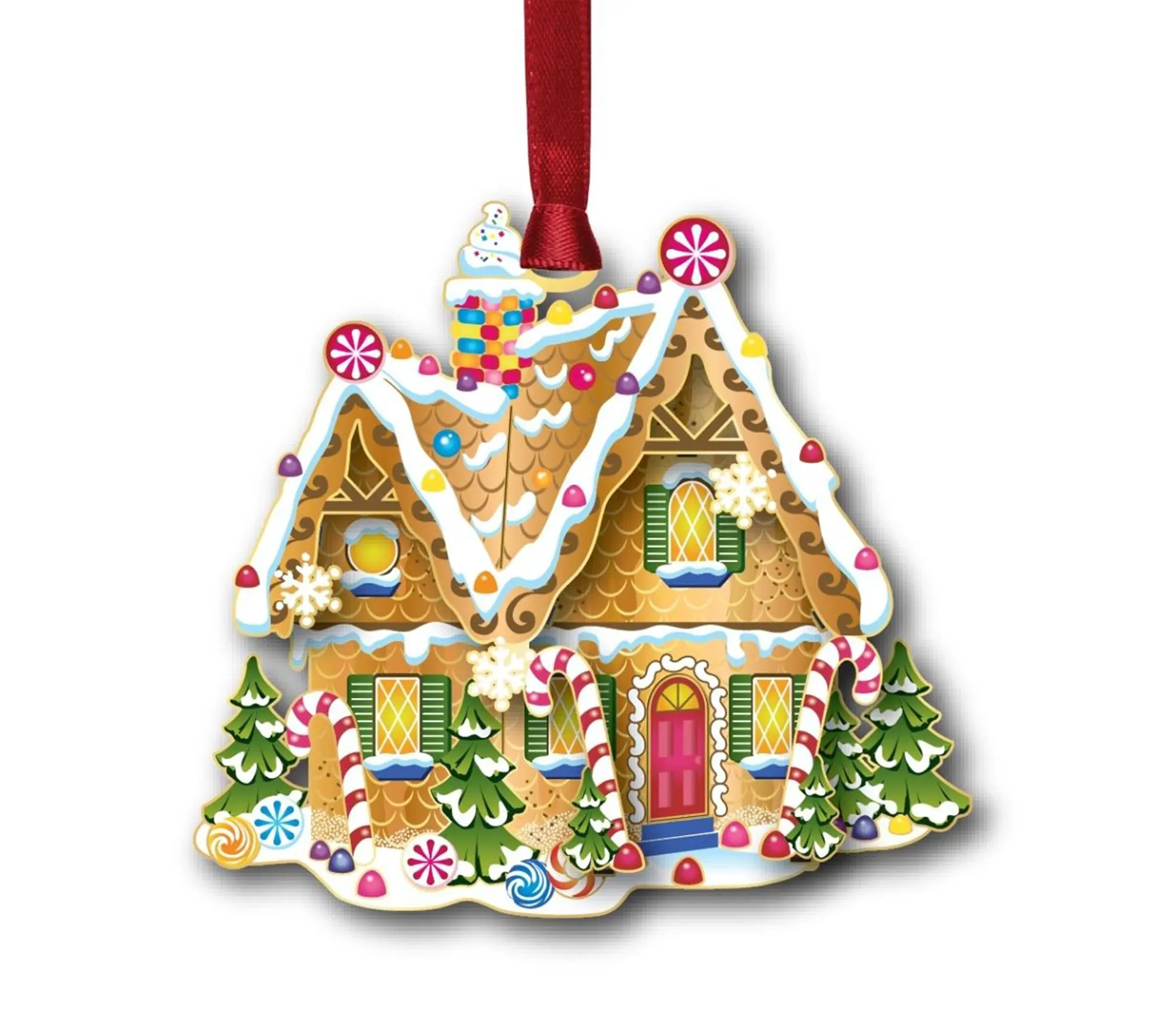 Beacon Designs Gingerbread House Ornament