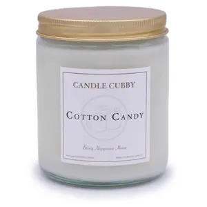 Cotton Candy | 8oz Jar Candle | Cotton Candy Scented | Candle Cubby