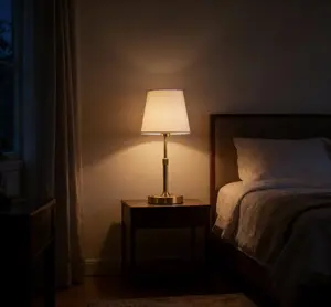 Fabric desk lamp - Dimmable LED reading lamp