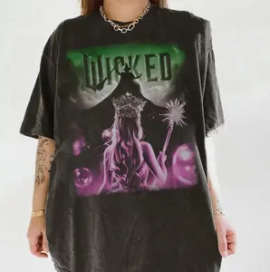 Retro Wicked Together We’re Unlimited Comfort Colors Shirt, Wizard Sweatshirt, Wicked The Musical, Defy Gravity Broomstick Magic Wand Tshirt