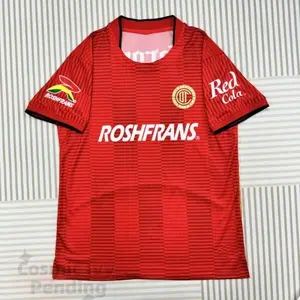 2526 Toluca Home Red Short Sleeve Soccer Jersey LIGA MX