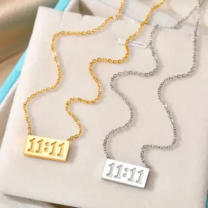 Harper Jewelry co. Stainless Steel 11:11 Necklace