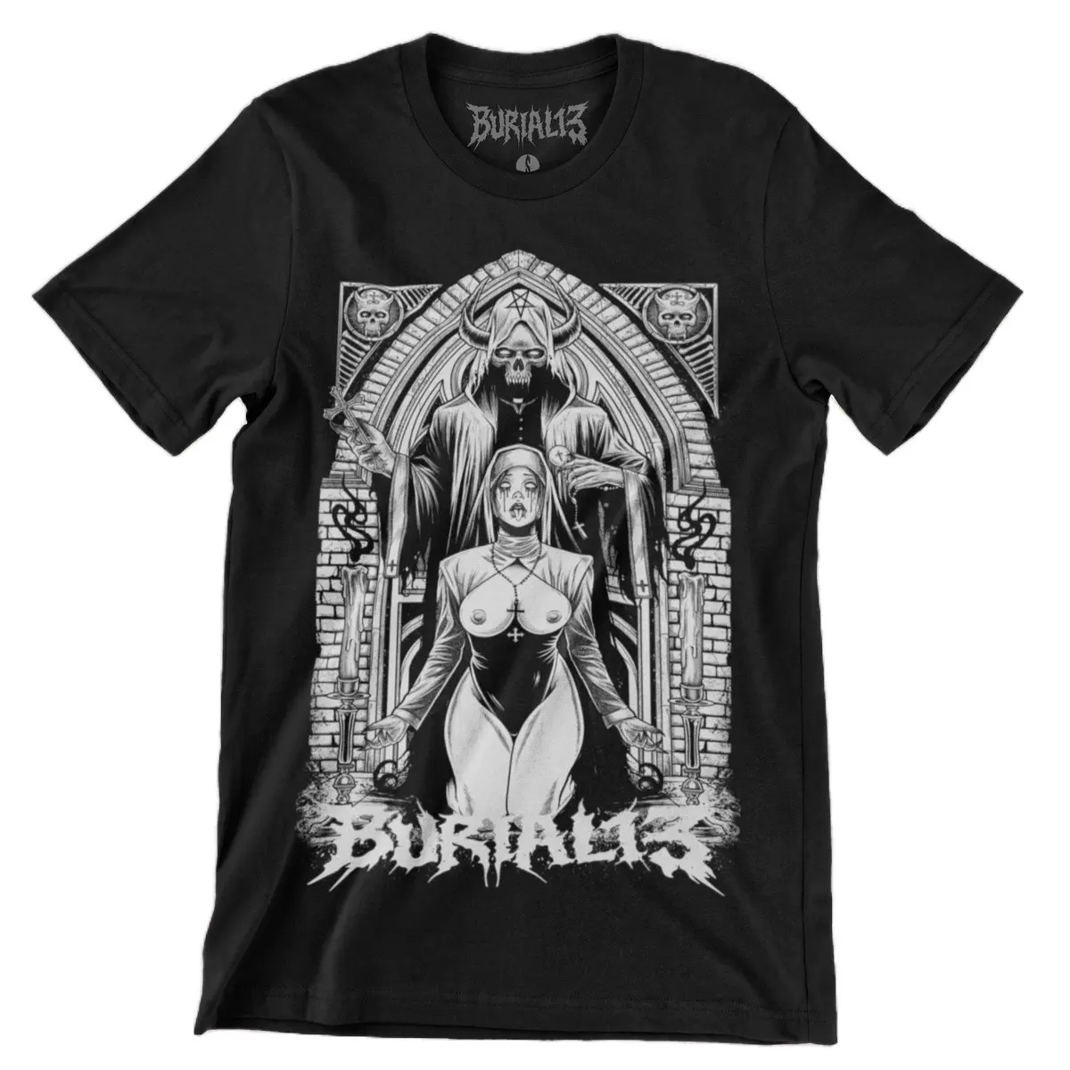 Burial 13 Apparel: Confessional Tee for Men - Classic Top Design