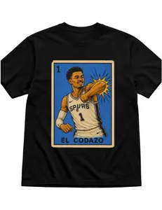 Unisex Tshirt | Lotería Style Spurs Graphic Tee, short sleeves, crew neck, unisex, fan print, suitable for all seasons