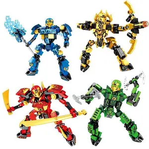 Classic Anime Ninja Kai Smith Cole Jay Walke Lloyd Legacy Mecha Model Action Figure Building Blocks Kit Bricks DIY Kids Toys