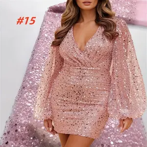 High-Quality African Lace Fabric with Beads, Nigerian Sequins Lace Material for Wedding Evening Dresses Sewing, Elegant Embroidery Cloth