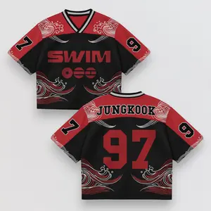 Bangtan Boys SWIM Jersey Shirt – Kpop Fan Merch, Unisex Streetwear Jersey, Bangtan Boys Concert Outfit Gift