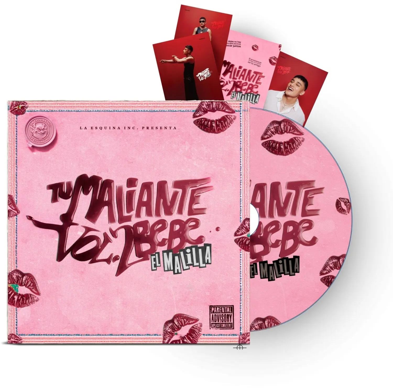 El Malilla - Mature Malilla Tu Maliante Bebe (Vol 2) Romantic Rap Vibe Rap/Hip Hop Explicit Single Disc Music CD, 2026 Release with Special Packaging, Album Tracks Included