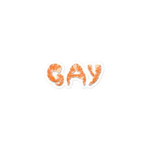 Shrimp Gay sticker Shrimp Gay sticker