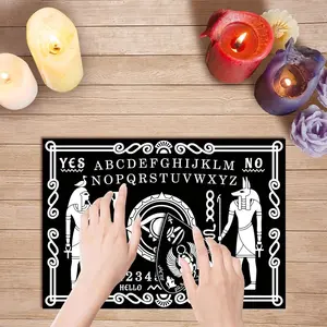 Spirit Board & Pendulum Divination Game Set, Large Spirit Board with Pointer & Phase Chart, Soul Communication, Crystal Ball Reading, Party Games
