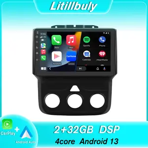9" Android 13 Car Stereo for Dodge Ram1500 2500 3500 2013-2018 touch screen has Android Auto Wireless Carplay, Bluetooth WIFI supports GPS Navigation