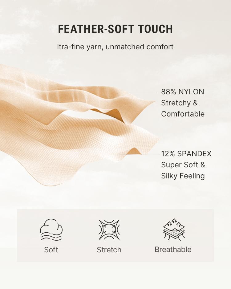 FeelinGirl #Live Round Neck Seamless Long Sleeve Compression Shapewear Bodysuit