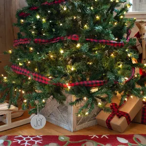 BarnwoodUSA | Christmas Tree Collar | Wood Tree Skirt | Variation | Farmhouse Tree Box | 100% Reclaimed Wood | 4 Sides