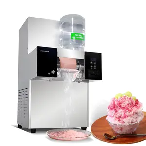 Kolice Commercial 440lbs/day Fully Automatic Snowflake Ice Machine, Snow Cone Maker, Ice Shaving Machine, Air Cooling, Quality Compressor