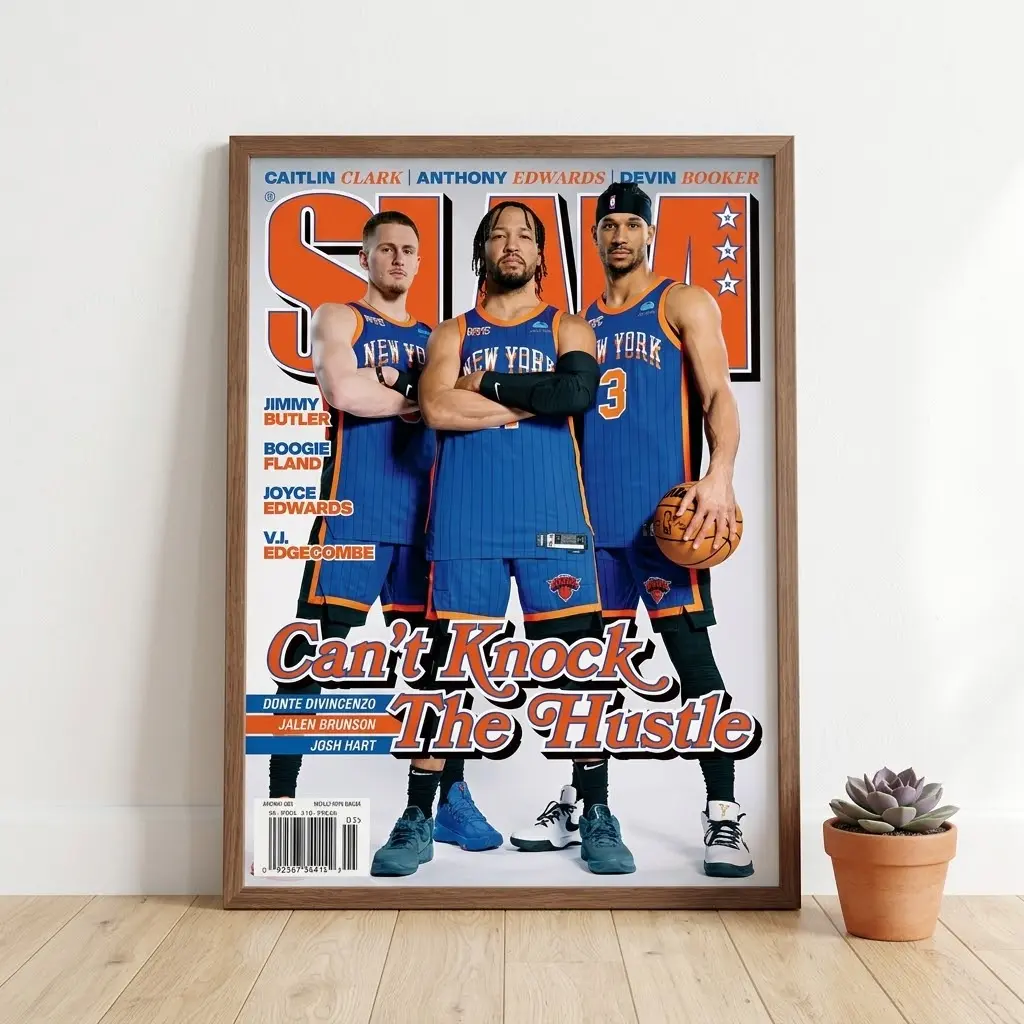 Stephen Curry, Jimmy Butler & Draymond Green SLAM Magazine Poster, Golden State Basketball Wall Art, NBA Cover Print, No Frame
