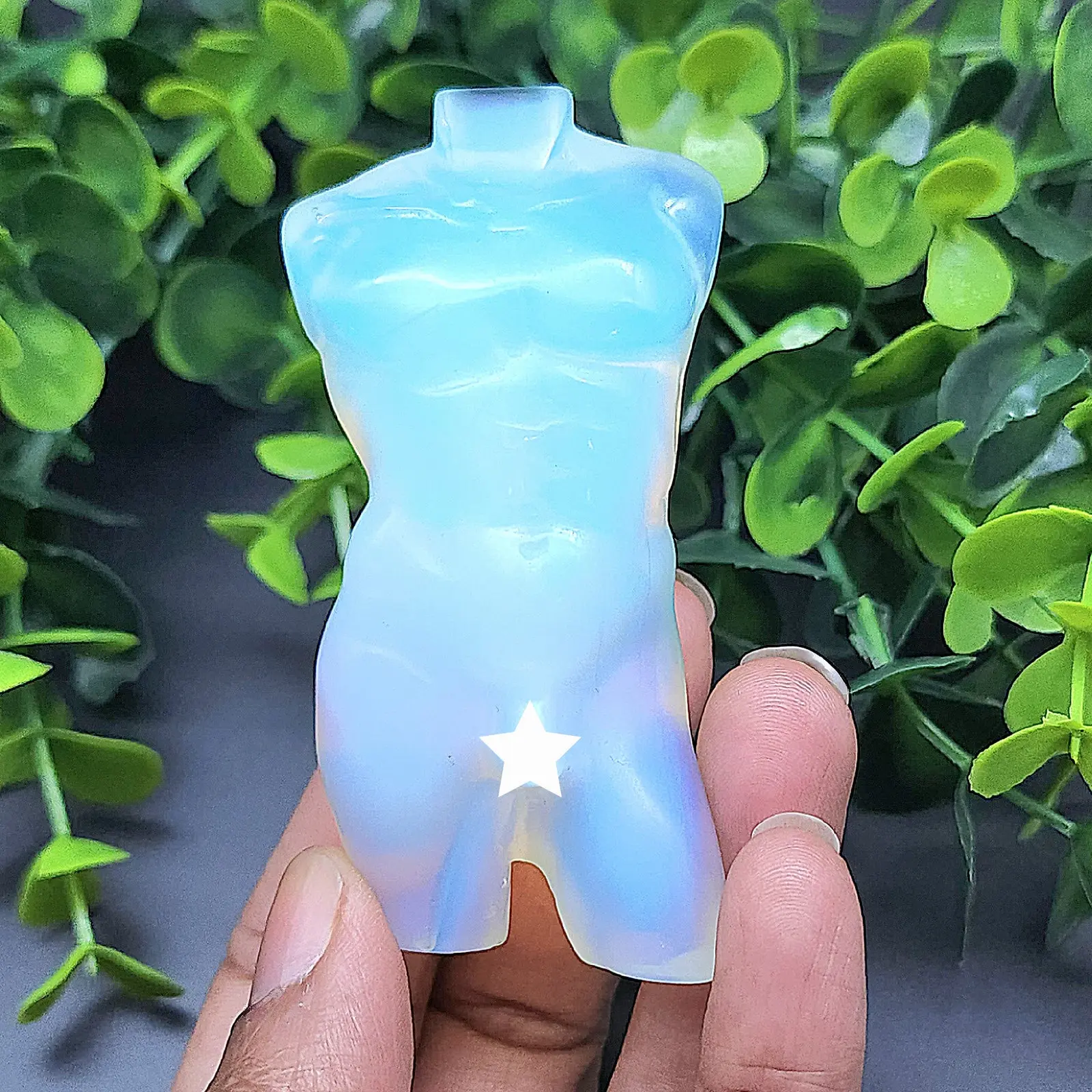 Opalite Male Body Carving