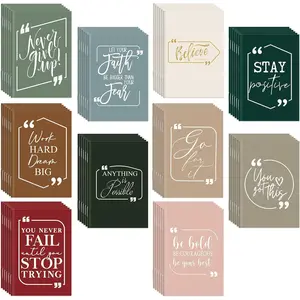 100 Pcs Mini Notebooks Bulk Small Inspirational Pocket Notebooks & Mini Journals Bulk for Employee Appreciation Gifts Motivational Notepads for Teacher Nurse Coworkers Staff (Joyous Colors)