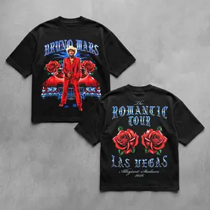 Retro 90s Bruno The Romantic Tour 2026 Shirt, Vintage Las Vegas Allegiant Stadium Concert Merch, Retro 24K Magic Style Streetwear, Premium Tour Merch with Allegiant Stadium Back Print, 2026 Romantic Tour Official Fan Gear