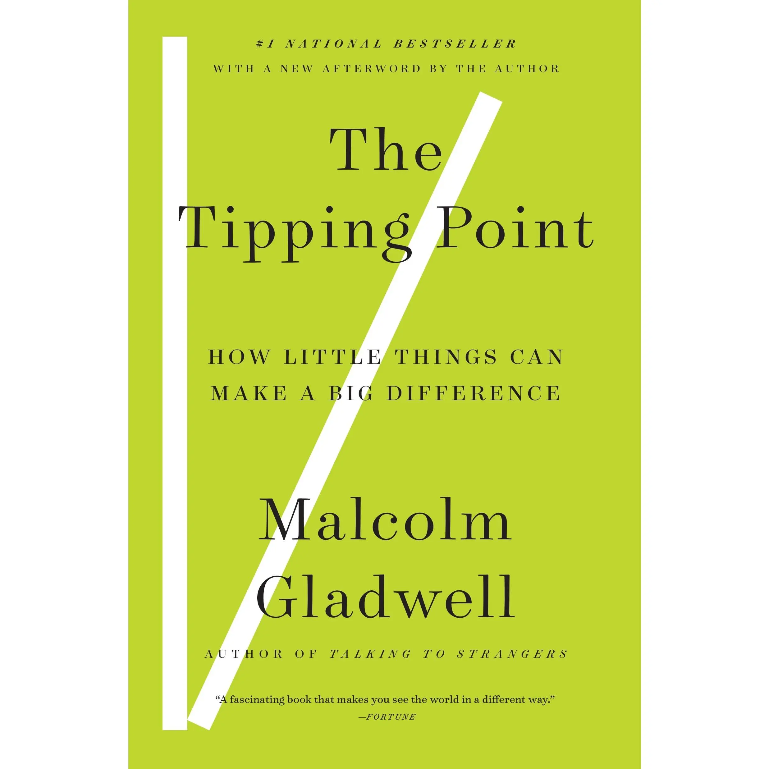 The Tipping Point: How Little Things Can Make a Big Difference -- Malcolm Gladwell - Paperback