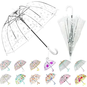 Umbrella for Girls & Boys   Clear Bubble Umbrella for  Small Durable  Umbrellas for Rain Outdoor