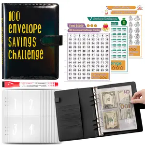 [ Limited-time] 100 days Money Saving Challenge, Easy and Fun Way to Save $5,050, Savings Challenges Budget Book Binder