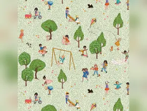 Playground & Park | The Playground - Meadow by Belle & Boo for Michael Miller | DDC12222-MEAD