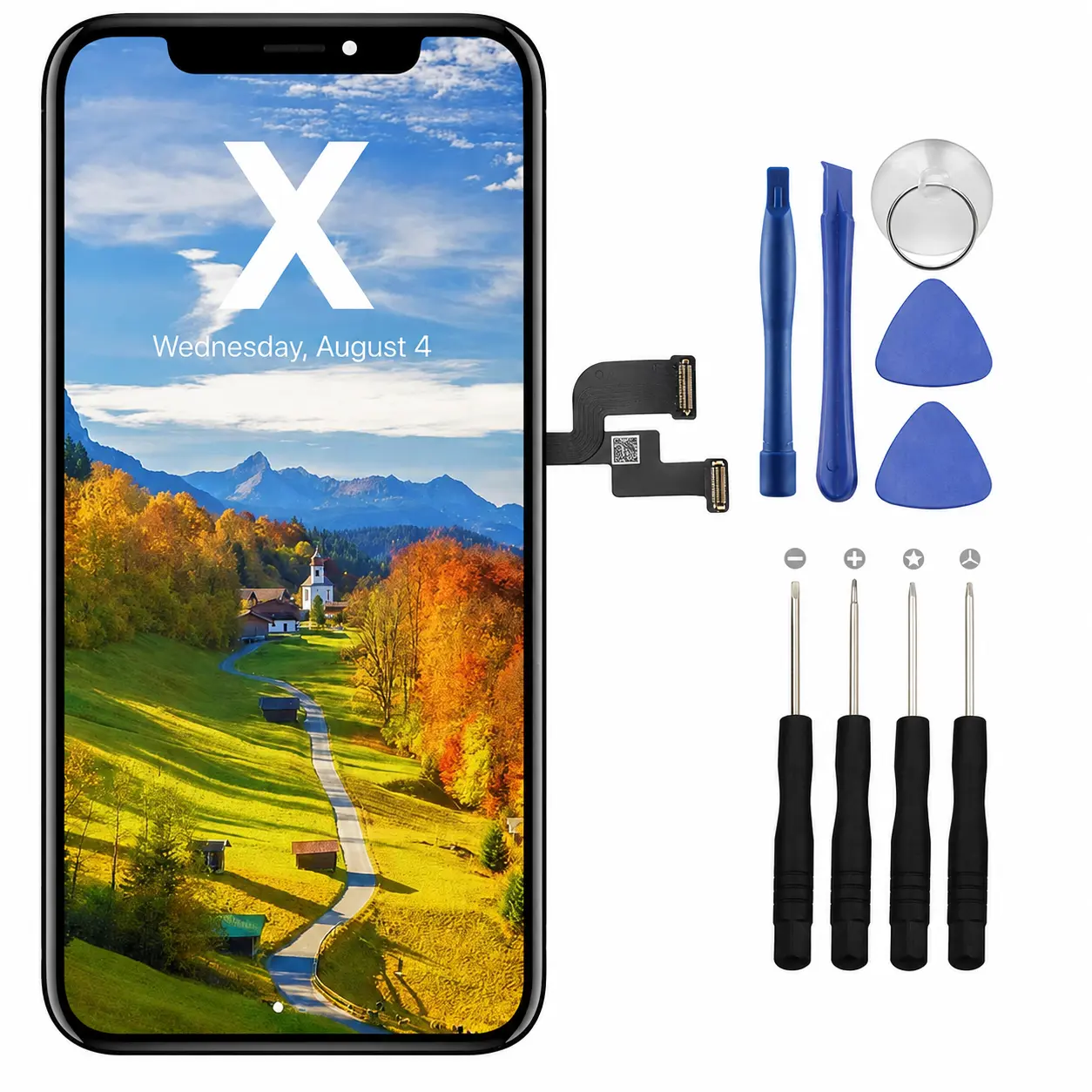 For iPhone X/XS/XS Max/XR Soft OLED Display LCD Touch Screen Digitizer Assembly Replacement