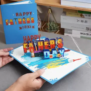 3D Pop-Up Card for Dad, Father‘s Day Surprise, Personalized Keepsake, Creative Gift for Husband, Men’s Birthday, Retirement