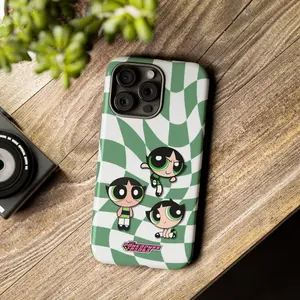 Buttercup in Powerpuff Girls Phonecase - Glossy or Matt Green for iphone 15 14 13 12 11 Promax, plus,mini