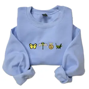 Island Bugs Embroidered Crewneck Sweatshirt Unisex