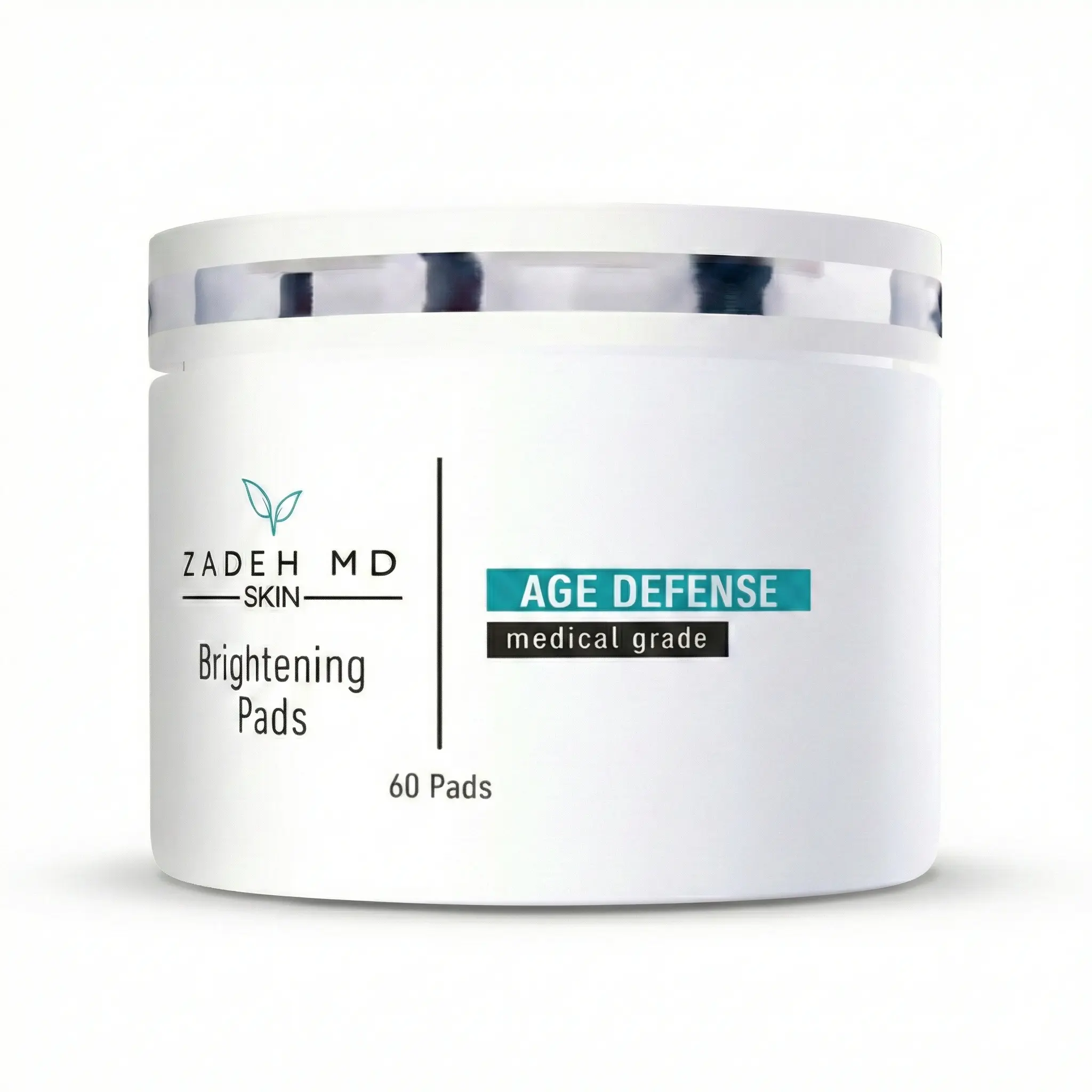 Zadeh MD Skin - Age Defense Brightening Pads 60 Pads - Medical Grade for Skincare, Daily Use