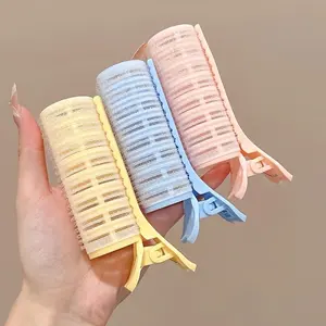Natural Curl Hair Roller with Clip - No Heat, DIY Styling Tool for Long and Short Hair, Volume Enhancing Waves, Hair Styling Accessory | Stylish Hair Accessory | Durable Hair Tool, Hair Styling Tools, Self Grip Rollers
