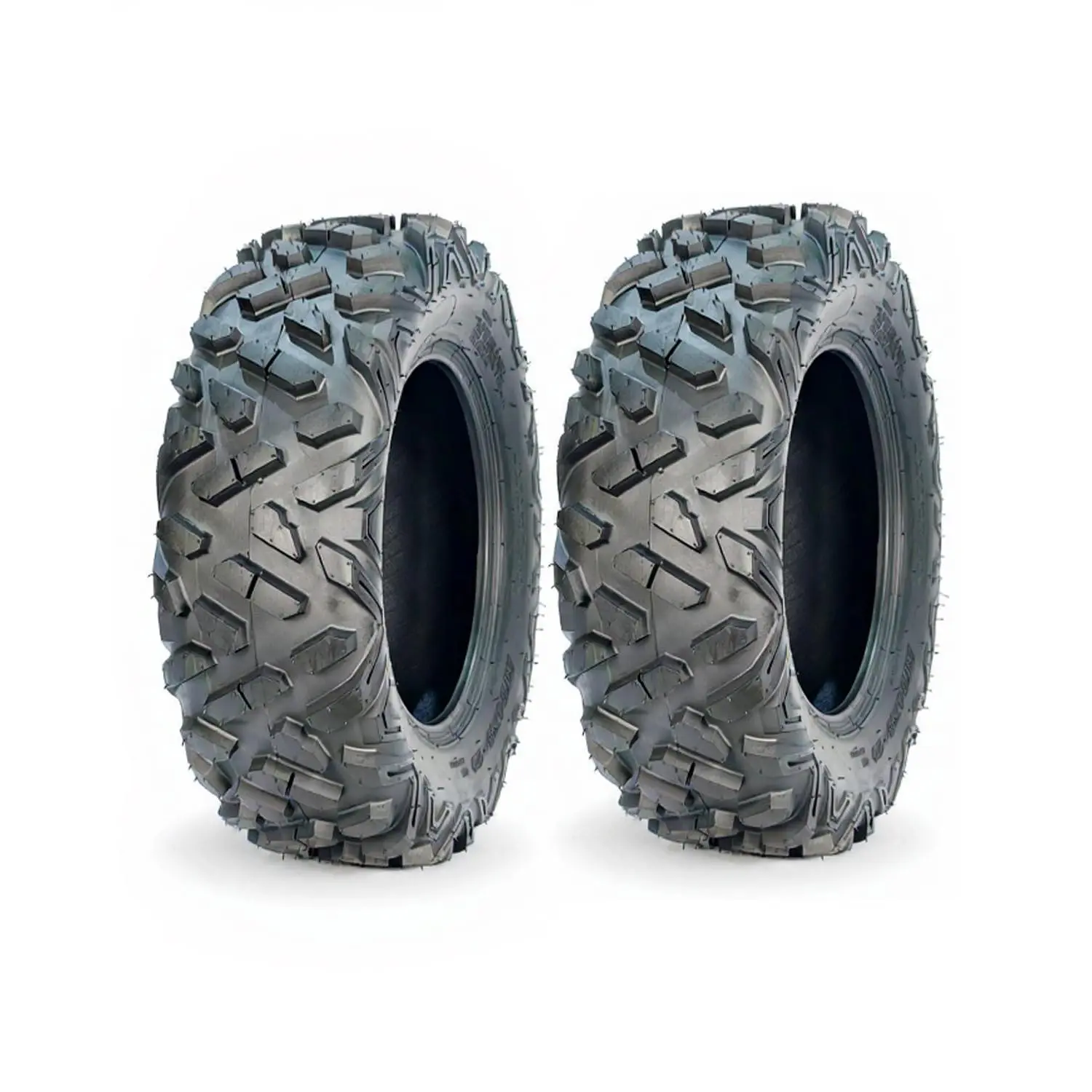 Garvee Set of 2 Heavy Duty 24x8-12 6PR Tubeless ATV UTV All-Terrain Tires Designed for Mud, Sand, and Off-Road Performance with High Load Capacity and Durability