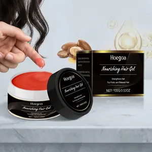 Hydrating Styling Hair Gel 100g, Repairs Dry Frizzy Hair, Lightweight & Refreshing, Nourishing Ingredients Like Glycerin & Vitamin E, Haircare