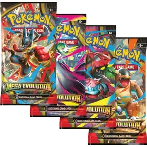 Pokémon Mega Evolution Booster Pack LIVE RIP ONLY 10 Cards per Pack Mega Lucario ex & Mega Gardevoir ex for Strongest Battles