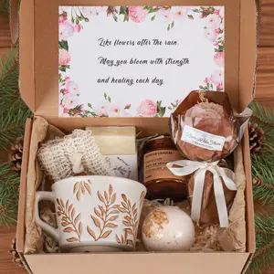 Women Self Care Gift Baskets & Sets-Post Surgery Care Package with Spa Items, Relaxation Items and Pampering Gifts - Special Day Gift Box Ideas